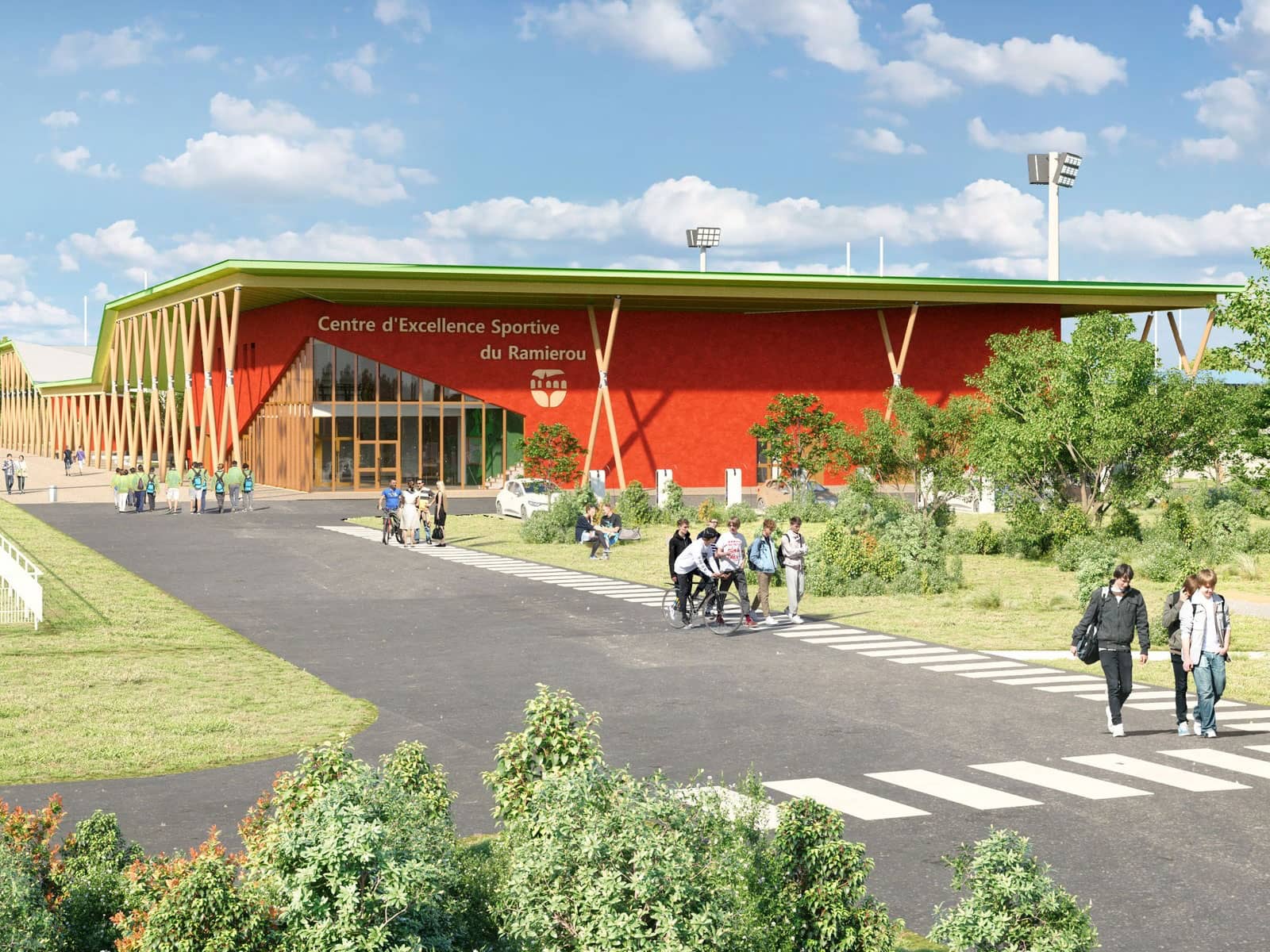 Centre d’excellence sportive situé dans le quartier du Ramierou à Montauban