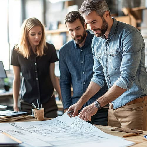 Étude technique de châssis aluminium sur plan