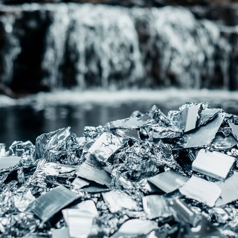 Aluminium recyclé utilisé pour la fabrication de châssis